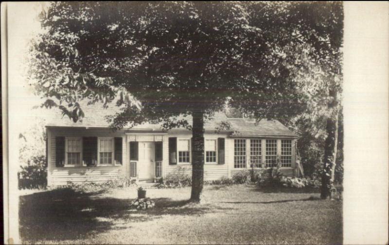 Home - Publ in Mt. Hygeia RI by WR Drowne c1910 Real Photo Postcard