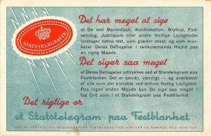 BR73712 statstelegram paa festblanket denmark