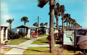 Vtg Pensacola Florida FL Wayside Park Picnic 1950s Postcard