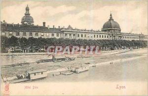 Postcard Old Lyon Hotel Dieu