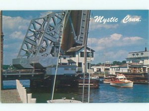 Pre-1980 RIVER SCENE Mystic - Near Groton & Stonington Connecticut CT AE5775