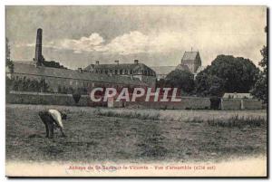 Postcard Abbey of St Sauveur le Vicomte View d & # 39ensemble