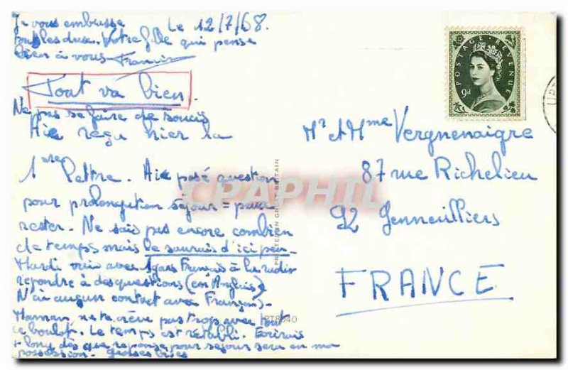 Postcard Modern British Flag Flag