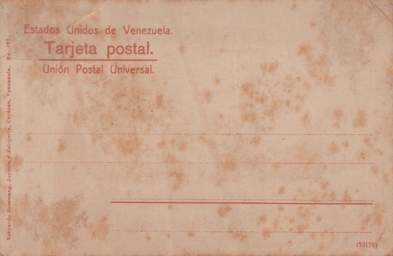 Venezuela Caracas Yenez Palacio de la Universidad Vintage Postcard 04.17 