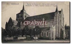 Postcard Chemille Old St. Peter Church