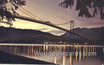 Lions Gate Bridge Vancouver British Columbia, Canada 1969 