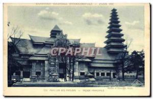 Old Postcard Paris Colonial Exhibition Pavilion 1931 Netherlands Facade princ...