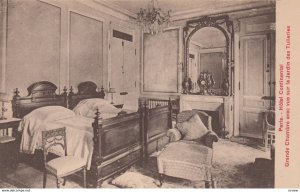 PARIS, France, 1900-10s; Hotel Continental, Grande Chambre avec vue sur le Ja...