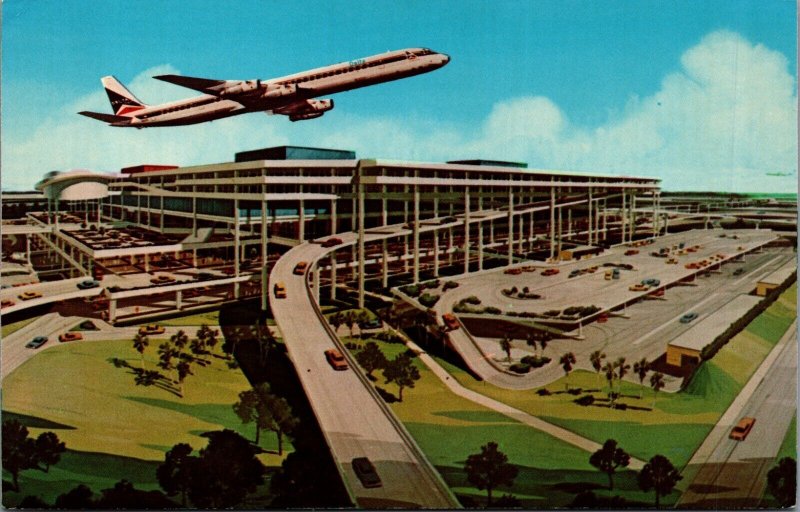 The New Tampa International Jetport Terminal Florida Postcard C343