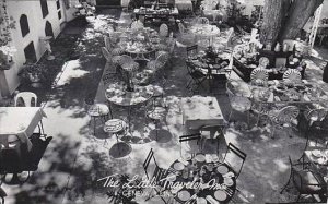 Illinois Geneva Little Traveler Restaurant Courtyard Real Photo RPPC