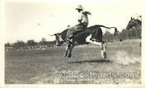 Joy Riding Western Cowboy, Cowgirl Unused some corner wear