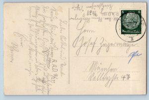 Dietzhausen Thuringia Germany Postcard Mikolaus v Dreyse c1920's RPPC Photo