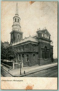 Christ Church Philadelphia Pennsylvania PA UNP UDB Postcard C14