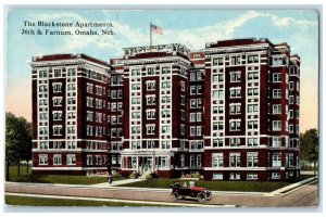 1916 The Blackstone Apartments 36th And Farnum Omaha Nebraska NE Posted Postcard