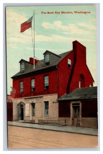 Vintage 1910s Postcard Scott Key Mansion, Washington, District of Columbia