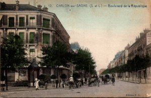 France Chalon-sur-Saone Boulevard de la  Republique