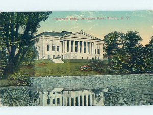 Unused Divided-Back PARK SCENE Buffalo New York NY hk8916