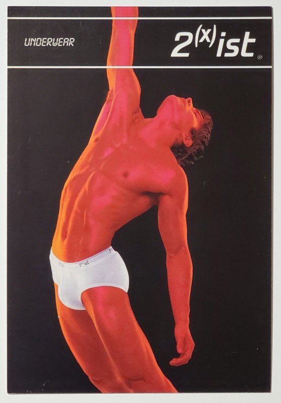 Sexy Man In Briefs 2xist Underwear  Advertising Attractive Guy Postcard X28