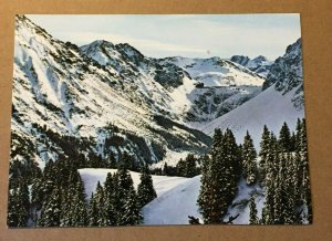 UNUSED POSTCARD - THE BRANDNER VALLEY, VORARLBERG, AUSTRIA