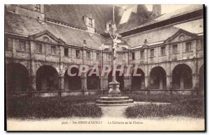 Postcard Old Ste Anne d'Auray The Calvary and the Cloister