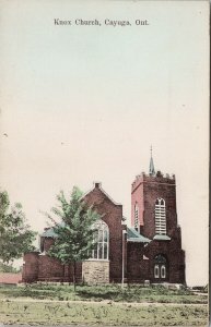 Knox Church Cayuga Ontario Unused Postcard E68