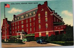 Hotel Viking, Newport RI c1950 Vintage Postcard H10