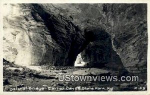 Natural Bridge, Real Photo - Carter Caves State Park, KY