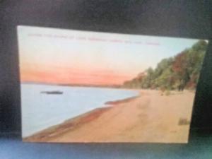 Postcard  Shore of lake Nipissing in North Bay, Ontario, Canada