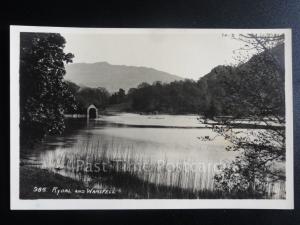 Cumbria: Ryal and Wansfell showing Boat House RP Old PC - The Lake District