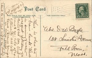 Provincetown Cape Cod MA RR Train Station Depot c1910 Postcard