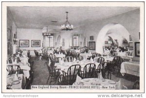 New England Dining Room Prince George Hotel New York City