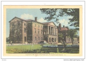 Legislative Buildings, Charlottetown, Prince Edward Island, Canada, PU-1940
