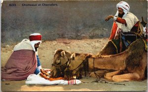 Algeria Chameaux et Chameliers Vintage Postcard C165