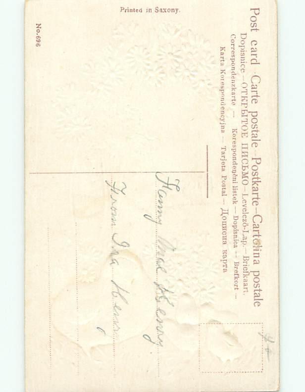 Divided-Back EASTER CHICK SCENE Cute Postcard AA0930