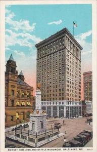 Maryland Baltimore Munsey Building And Battle Monument