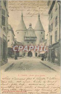 Old Postcard Nancy Gate Chappe (map 1900)