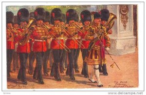 The Band entering Buckingham Palace, England, 00-10s AS: Harry PAYNE, Tuck #6412