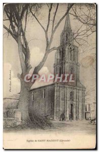 Old Postcard Church of Saint Maixent