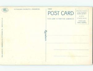 Divided-Back WATER SCENE Pittsburgh Pennsylvania PA hk3052