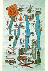 Finger Lakes,New York Map