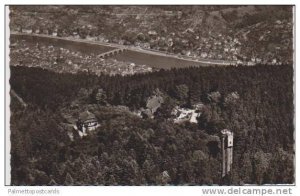 RP: Aerial View Konigstuhlgipfel mit Blick auf die Stadt, Heidelberg, Baden-W...