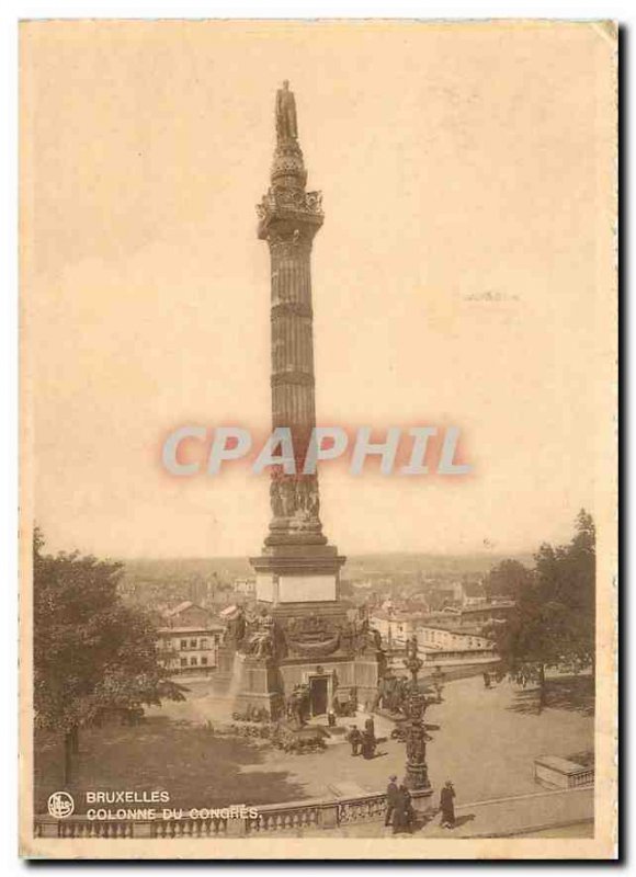 Modern Postcard the Brussels Congress Column