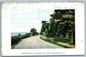 BROOKLYN NY BAY RIDGE SHORE ROAD ANTIQUE POSTCARD