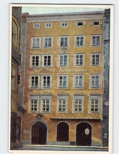 Postcard Mozart's Birthplace in Salzburg, Austria