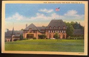 Vintage Postcard 1946 Asheville Country Club House, Asheville, North Carolina NC