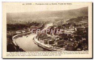 Old Postcard Panorama Lyon Vaise And On The Saone Serin