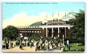 1920s TORONTO CANADIAN NATIONAL EXHIBITION MANUFACTURERS BUILDING POSTCARD P1808