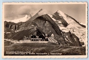 Austria Postcard Grossglockner High Alpine Road c1940's Vintage RPPC Photo