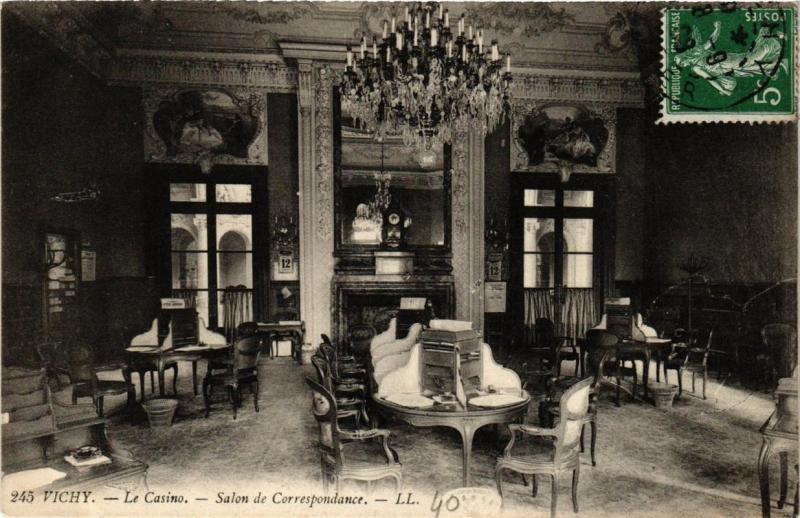 CPA VICHY Le Casino Salon de Correspondance (682899)