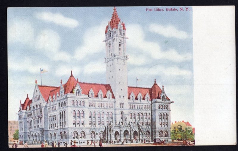 New York BUFFALO Post Office - pm1909 Divided Back